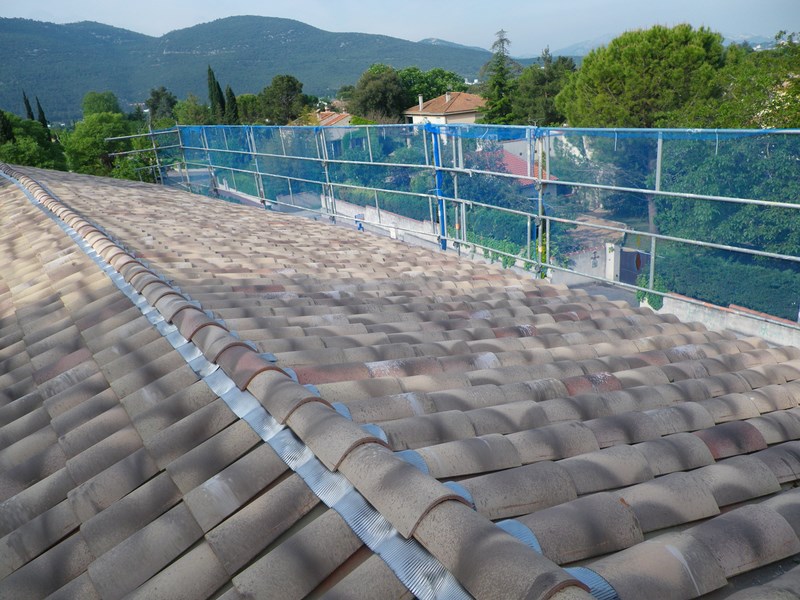 Fin de chantier rénovation de toiture à Gémenos